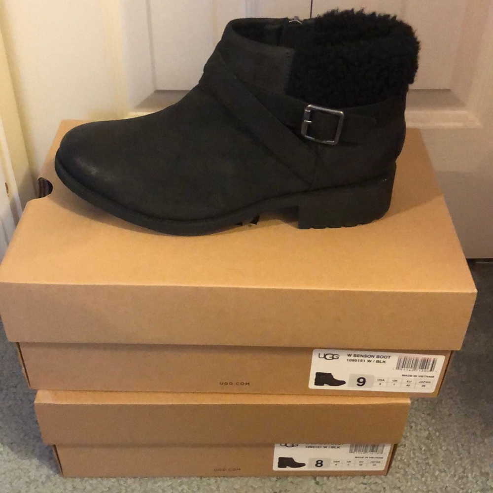 New black Ugg benson boots (women’s size 8 and 9)
